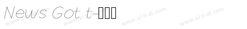 News Got t字体转换